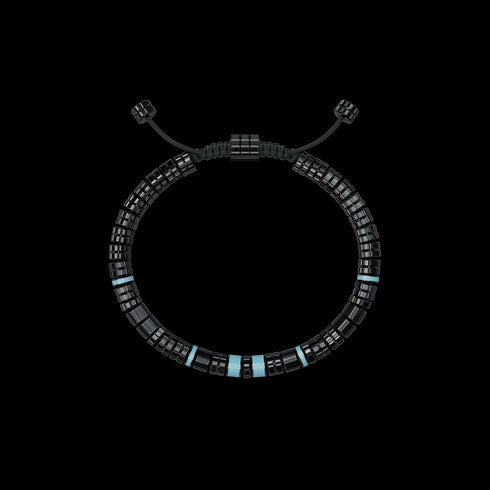 Bracelet - EV - Black - Curacao Blue